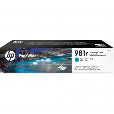 Genuine HP 981Y Cyan / 16,000 Pages