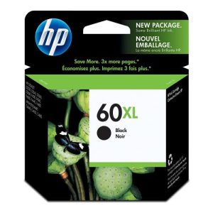 Genuine HP60 XL Black / 600 Pages