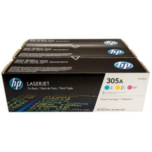 Originale HP CE411A/2A/3A (305A) Toner C/Y/M