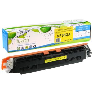 Reman HP CF352A Toner Yellow Fuzion